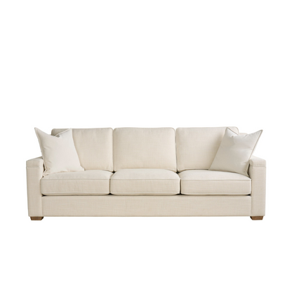 Universal Leah 3 Fabric Seater Sofa in Beige Color