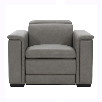Bernhardt Lioni Leather Power Motion Recliner Chair-Comfort Design Furniture

