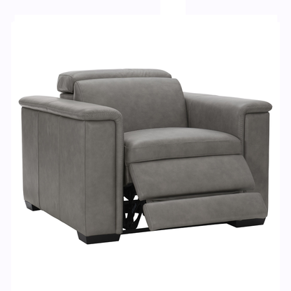 Bernhardt Lioni Leather Power Motion Recliner Chair-Comfort Design Furniture
