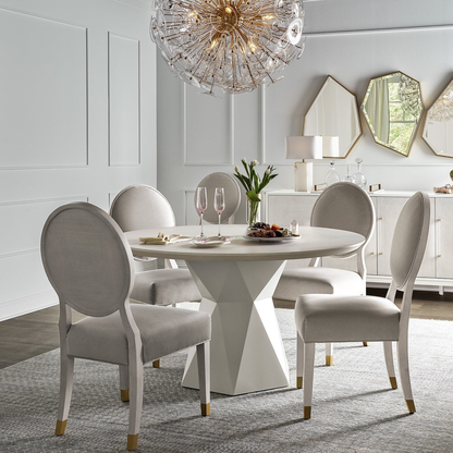 Universal Love Joy Bliss Oval Side Chair