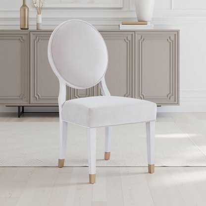 Universal Love Joy Bliss Oval Side Chair