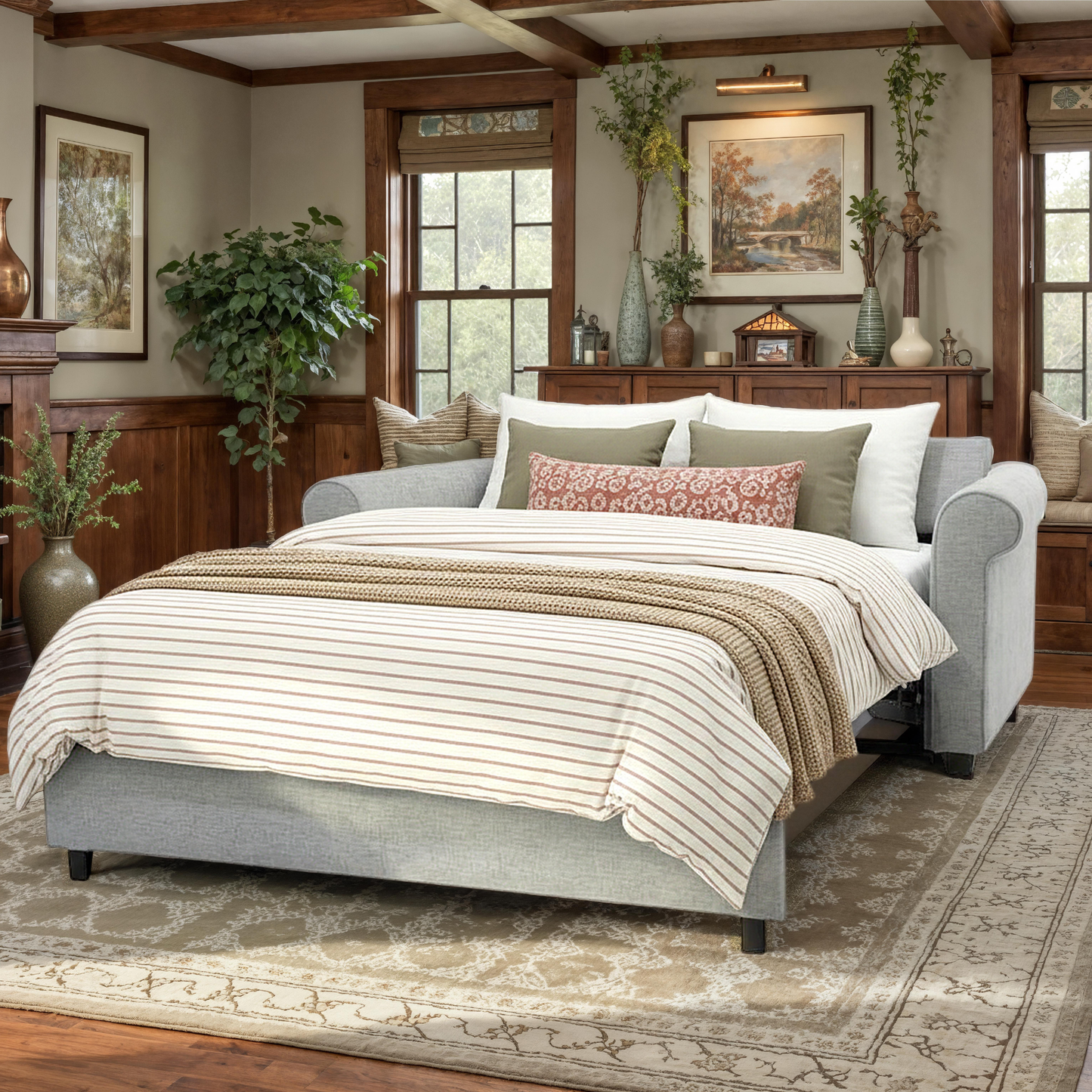 Luonto Charleston Fabric  Level Function Sleeper Sofa