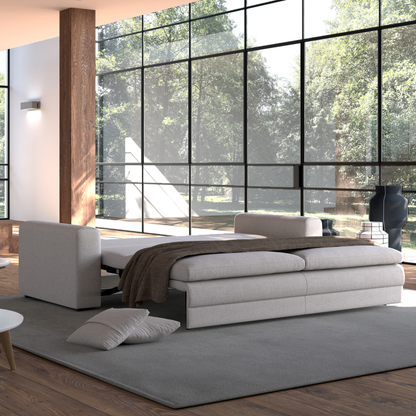 Luonto Cove Fabric Hybrid Deluxe Sleeper Sofa in King and Queen Size
