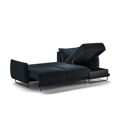 Luonto Dolphin Full XL Sleeper Sofa with Reversible Chaise