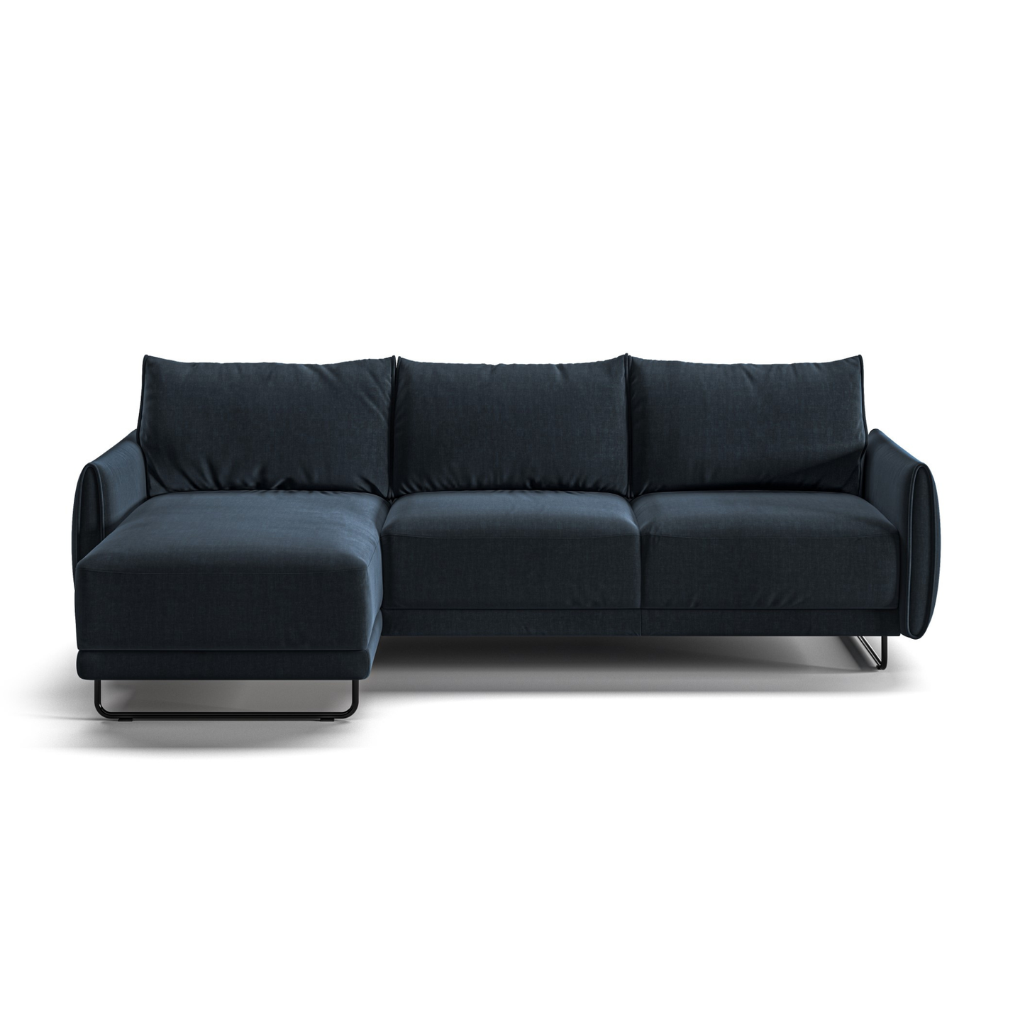 Luonto Dolphin Full XL Sleeper Sofa with Reversible Chaise