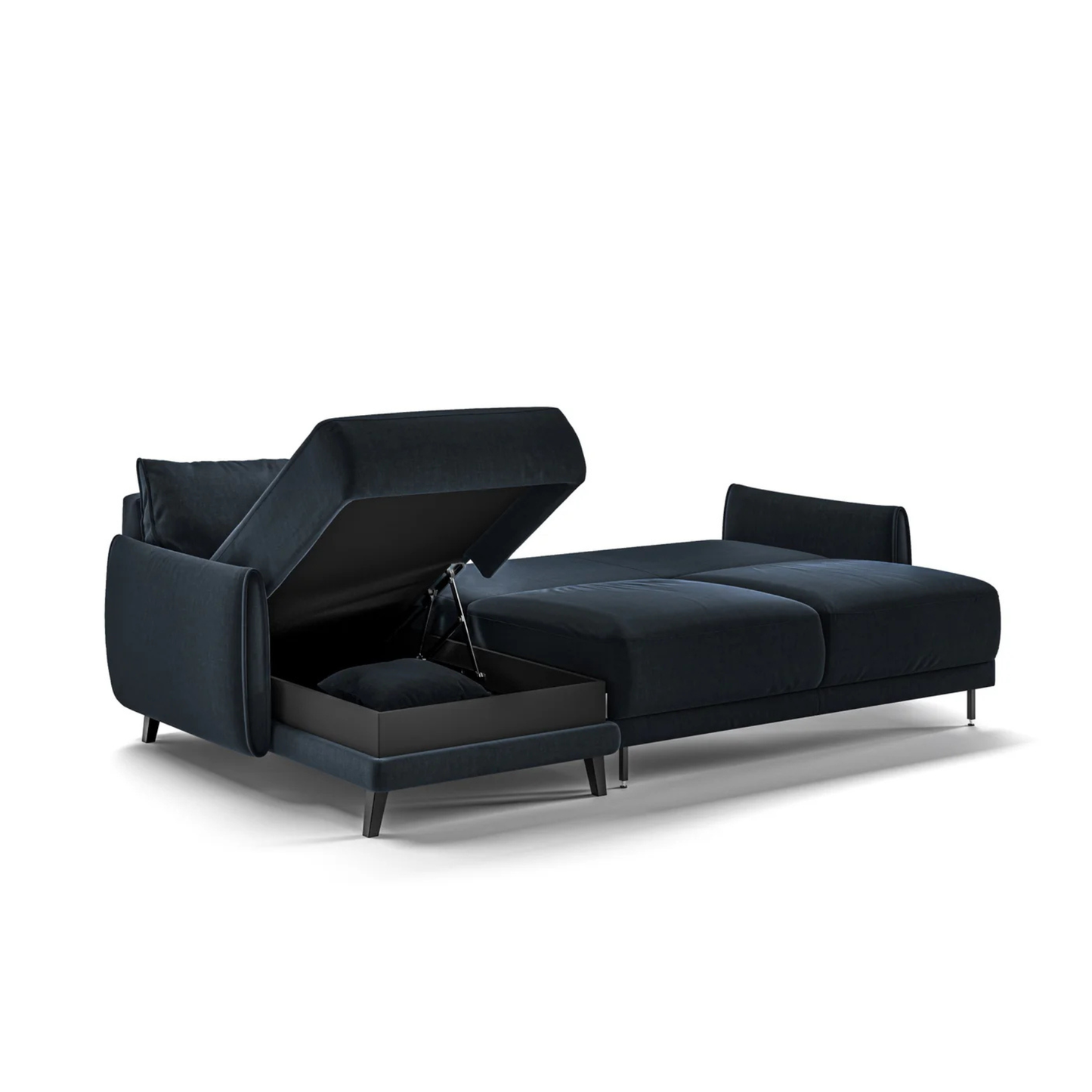 Luonto Dolphin Full XL Sleeper Sofa with Reversible Chaise