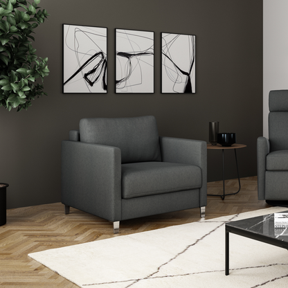 Luonto Elfin Fabric Sleeper Sofa With Nest Function