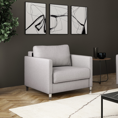 Luonto Elfin Fabric Sleeper Sofa With Nest Function