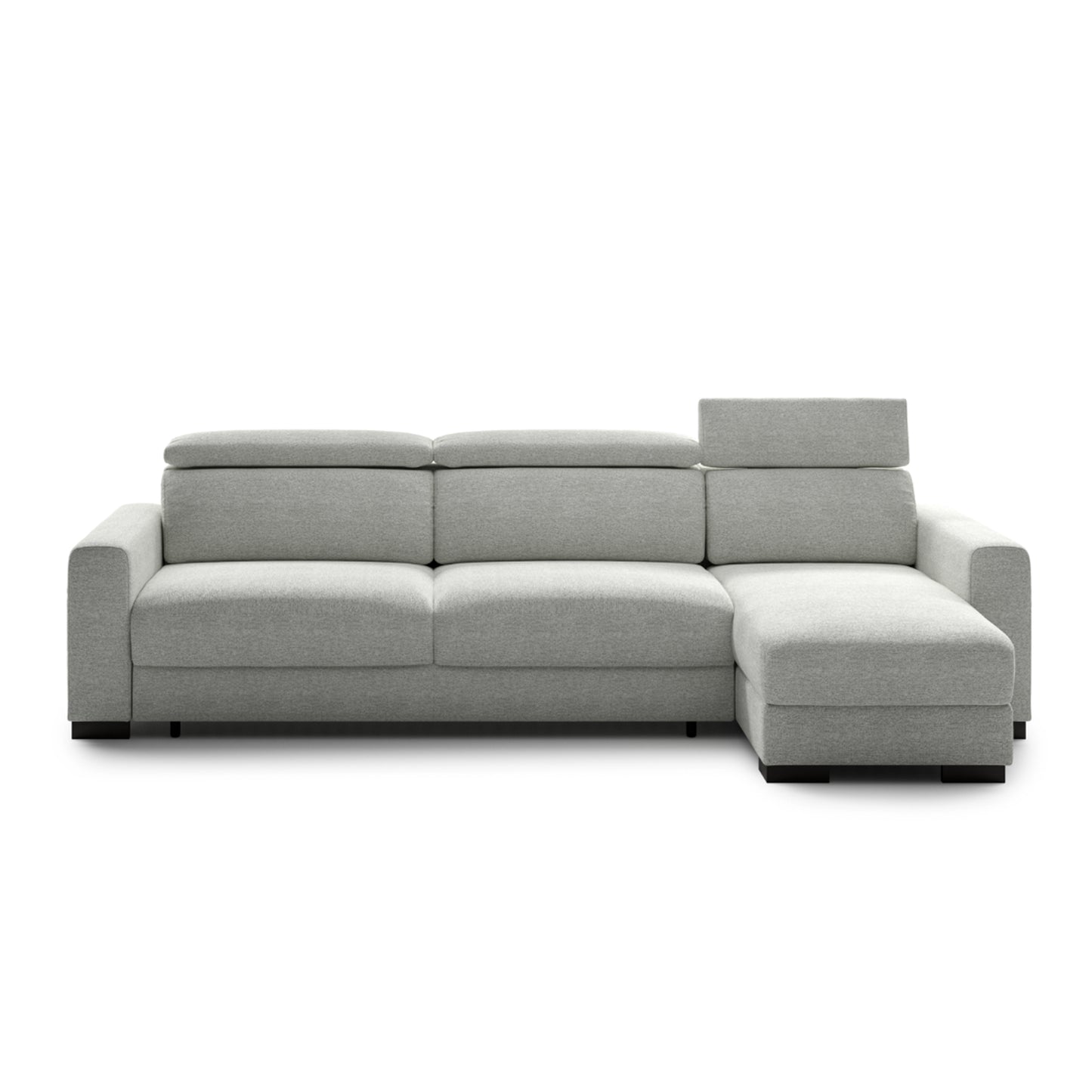 Luonto Elliot Fabric Reversible Chaise Sleeper Sectional Sofa (King/Queen)