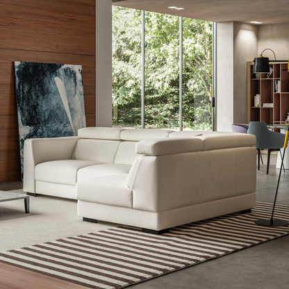 Luonto Halti L-Shaped Full XL Sectional Sleeper Sofa with Storage Chaise