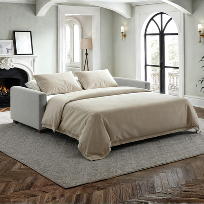 Luonto Hampton Fabric Sleeper Sofa with Hybrid Function
