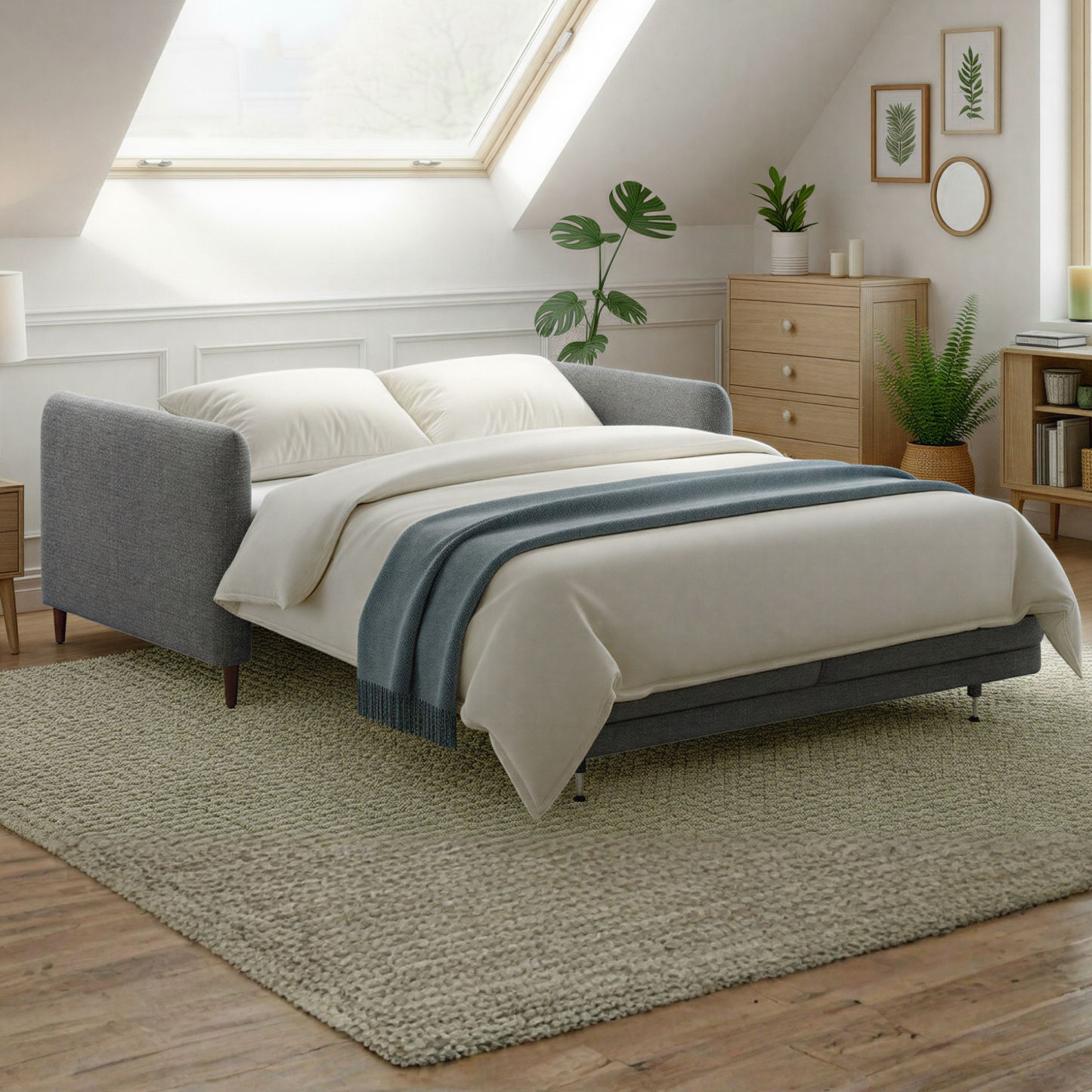 Luonto Haven Sleeper Sofa with Hybrid Deluxe One-Step Mechanism