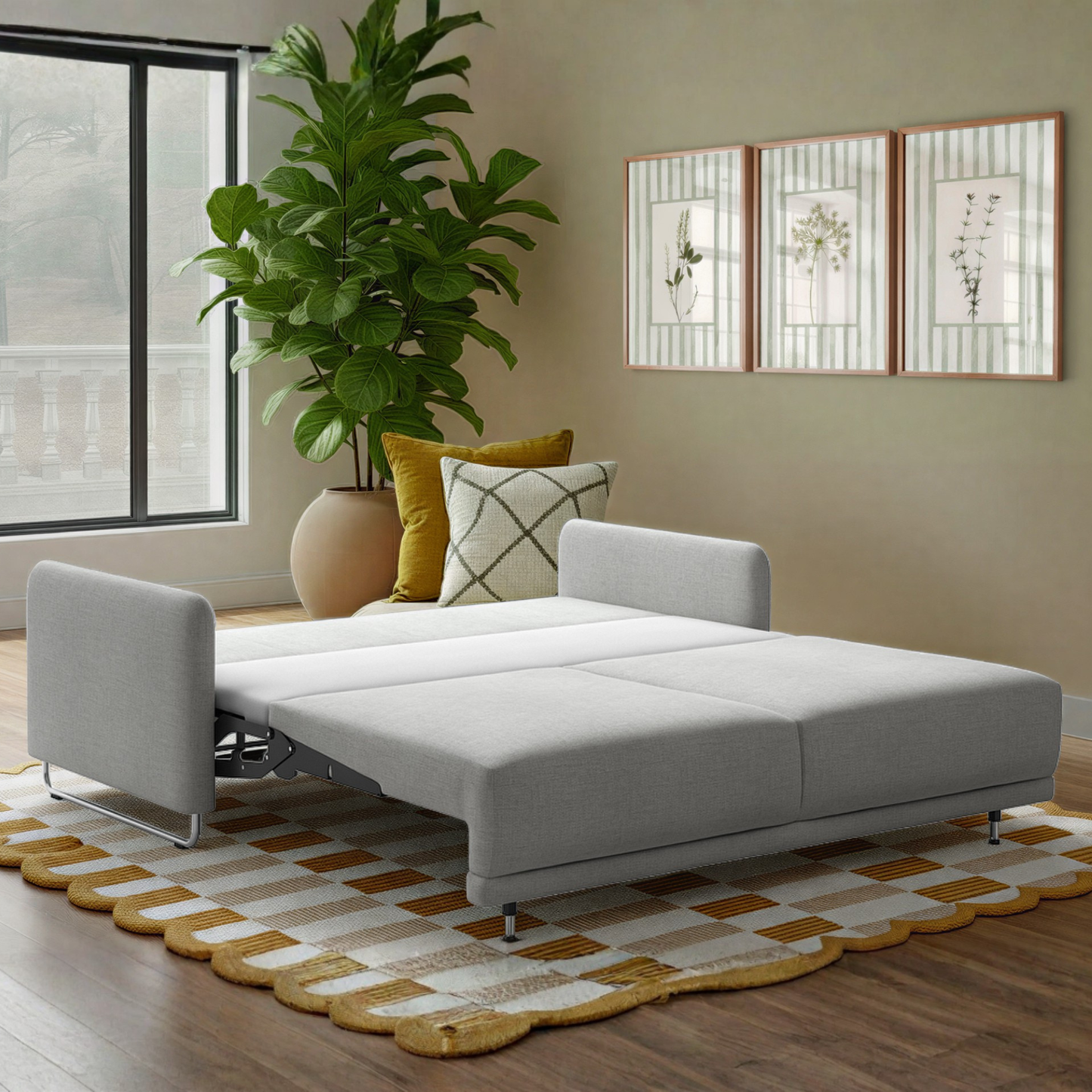Luonto Haven Sleeper Sofa with Hybrid Deluxe One-Step Mechanism