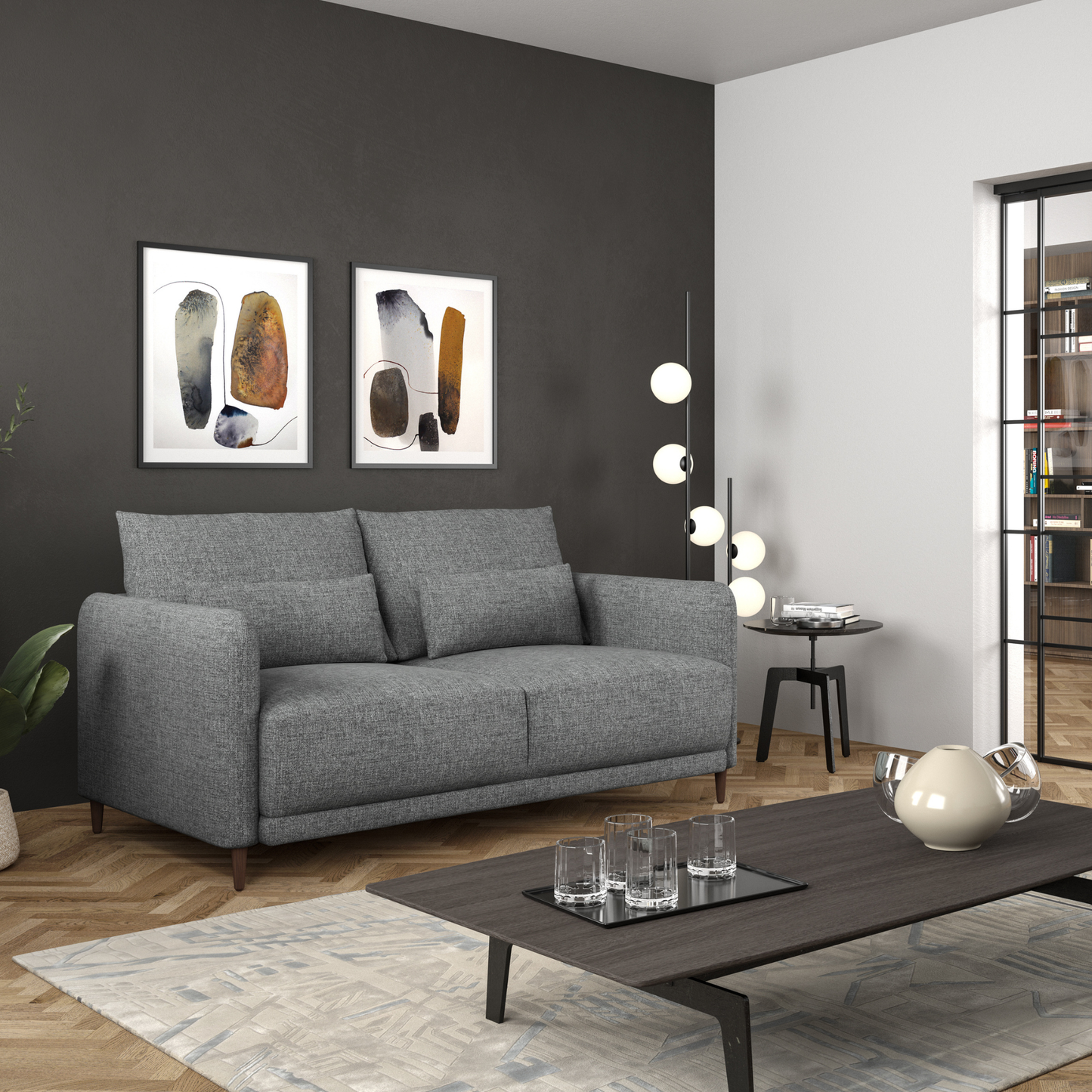 Luonto Haven Sleeper Sofa with Hybrid Deluxe One-Step Mechanism