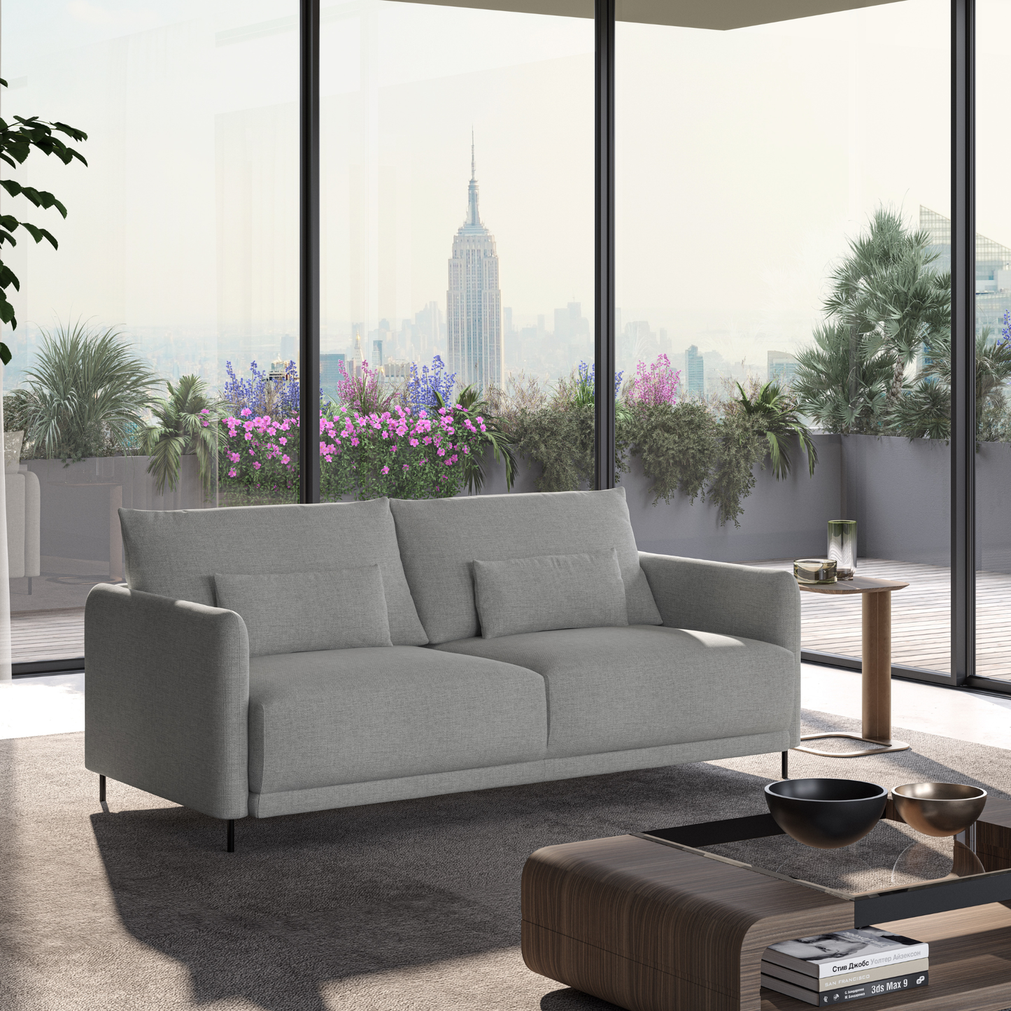 Luonto Haven Sleeper Sofa with Hybrid Deluxe One-Step Mechanism