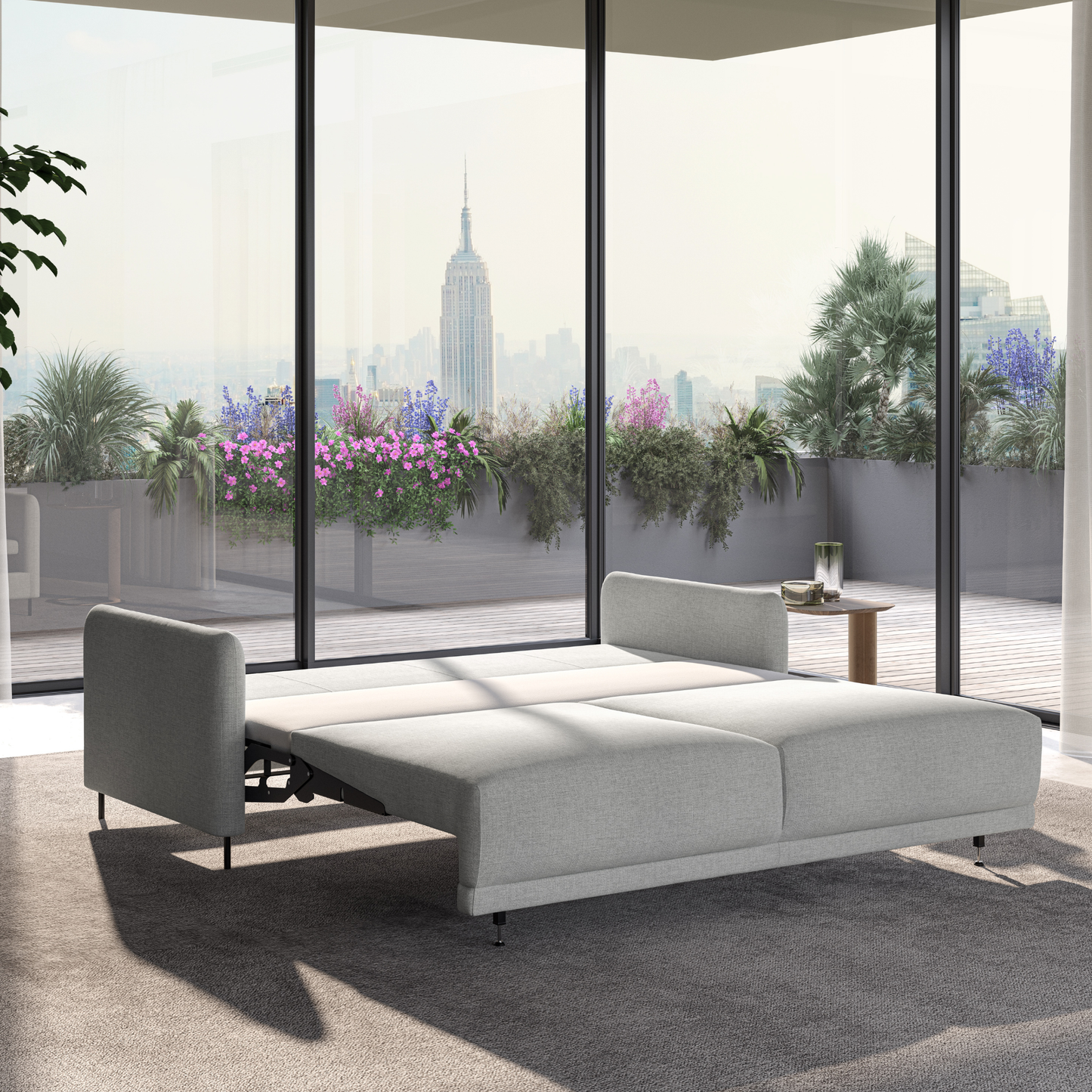 Luonto Haven Sleeper Sofa with Hybrid Deluxe One-Step Mechanism