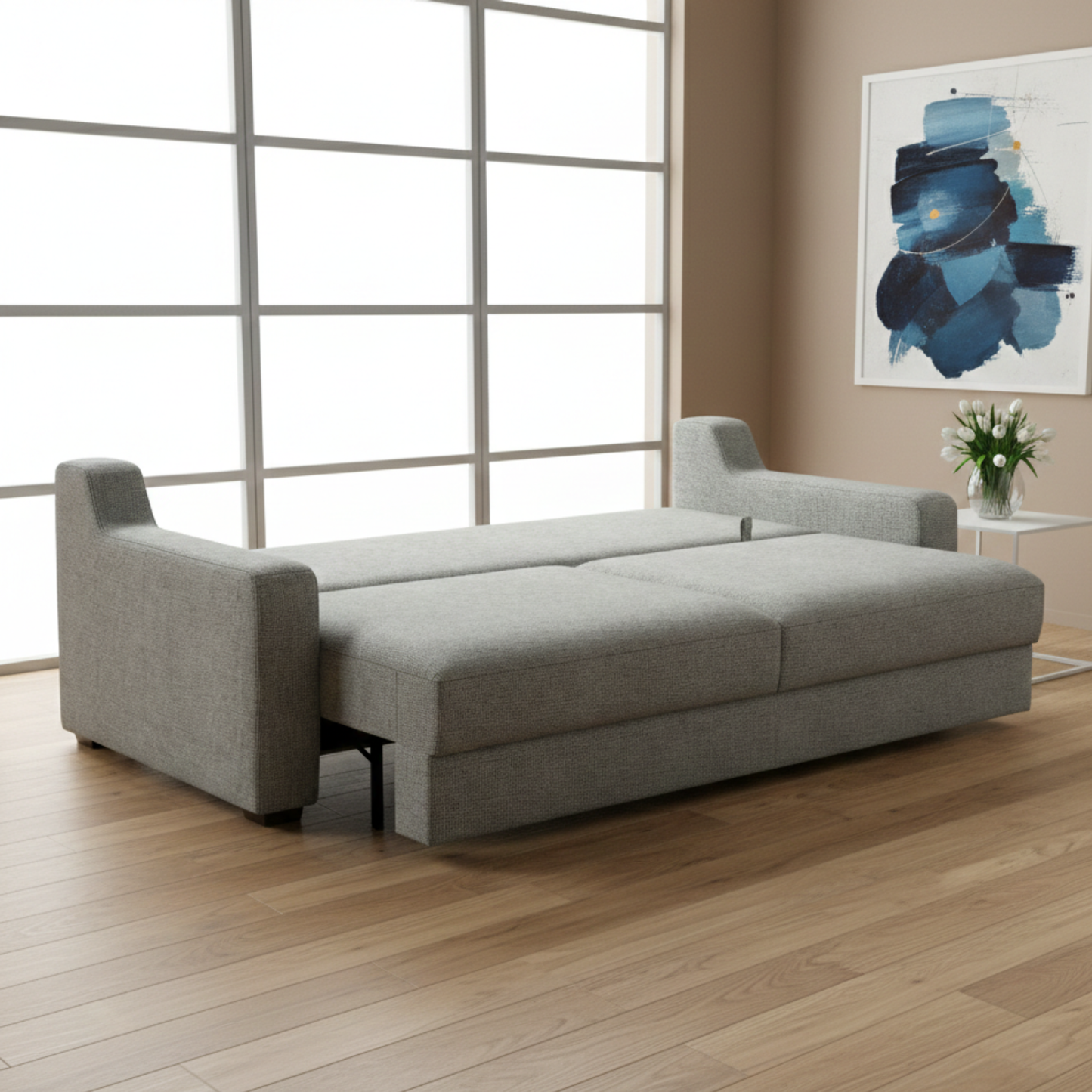 Luonto Meri Fabric Queen Sleeper with Easy Deluxe Mechanism