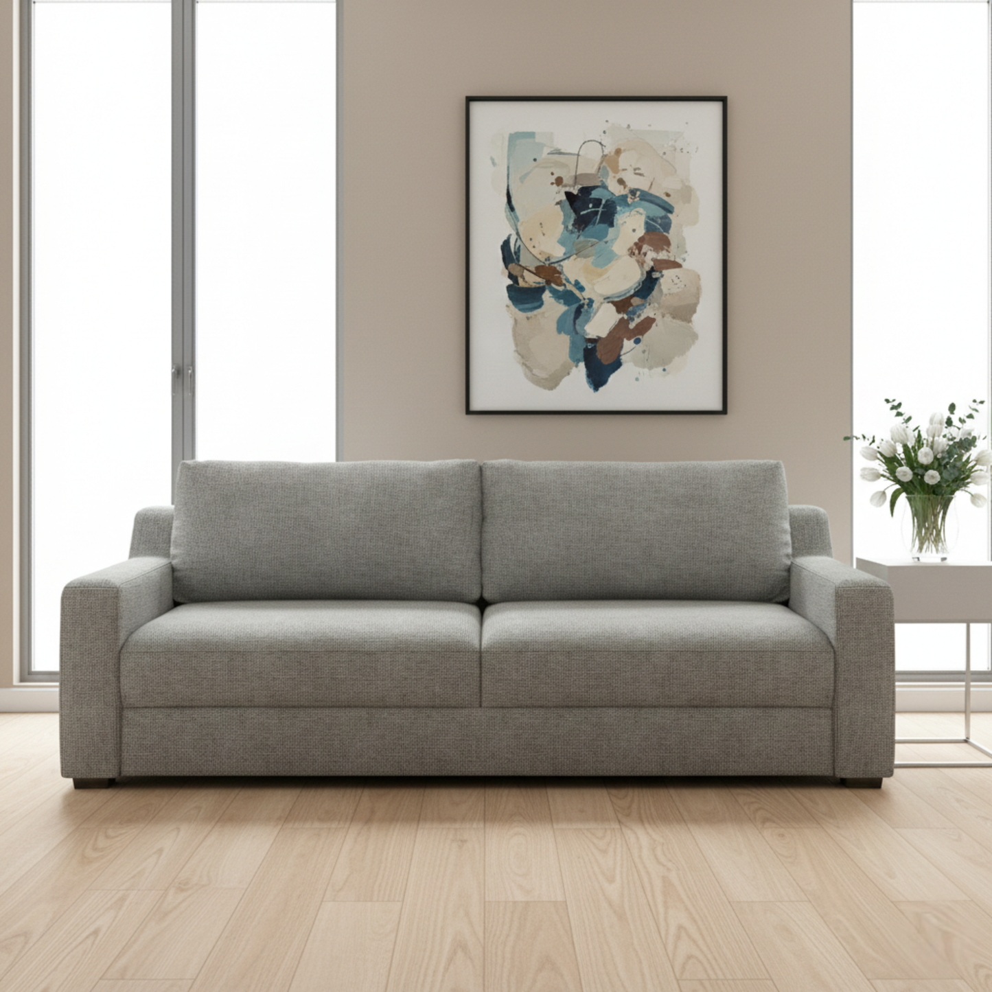 Luonto Meri Fabric Queen Sleeper with Easy Deluxe Mechanism