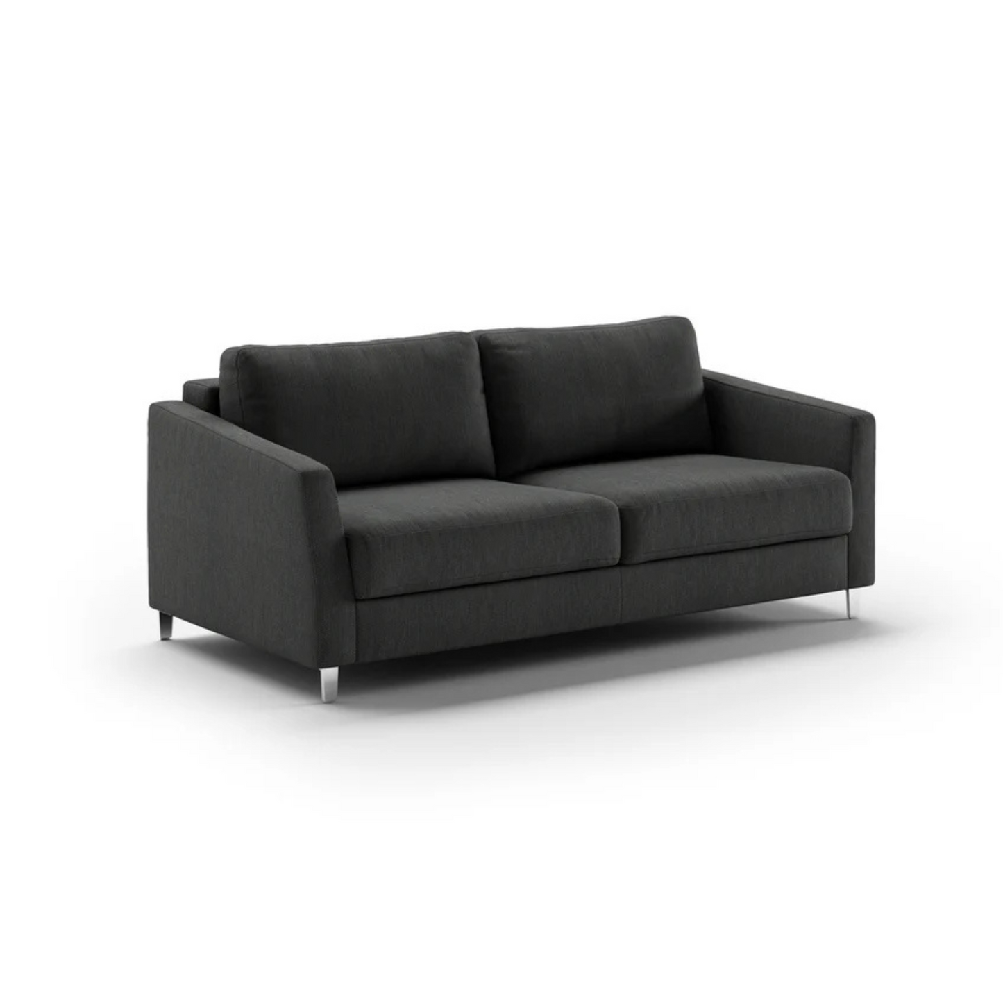Luonto Monika Fabric Queen Sleeper Sofa With Wood or Chrome Legs