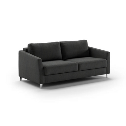 Luonto Monika Fabric Queen Sleeper Sofa With Wood or Chrome Legs