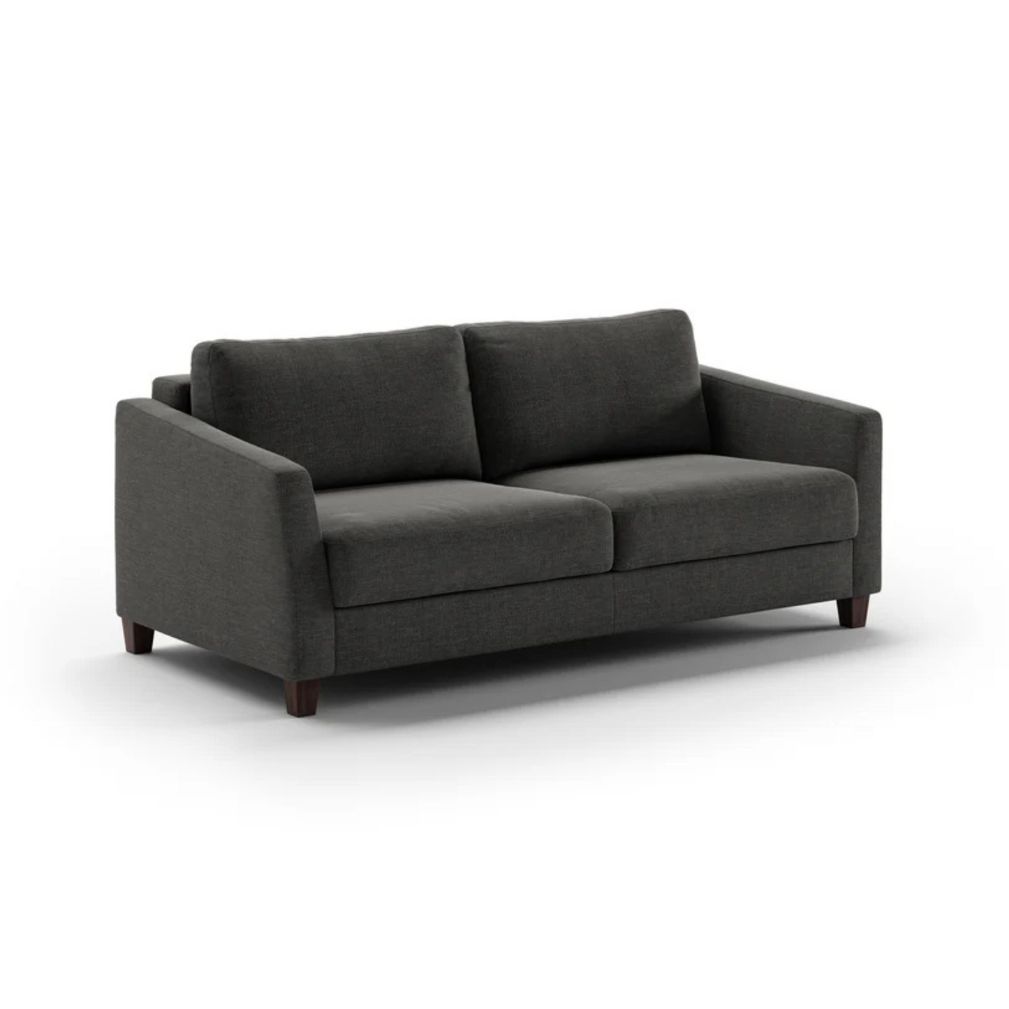 Luonto Monika Fabric Queen Sleeper Sofa With Wood or Chrome Legs