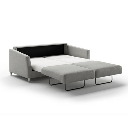 Luonto Monika Fabric Queen Sleeper Sofa With Wood or Chrome Legs