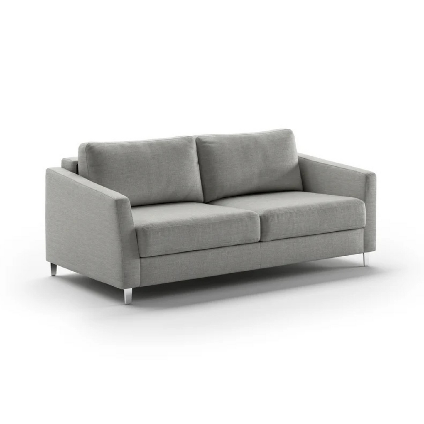 Luonto Monika Fabric Queen Sleeper Sofa With Wood or Chrome Legs