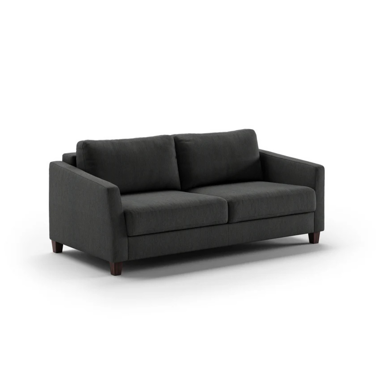Luonto Monika Fabric Queen Sleeper Sofa With Wood or Chrome Legs