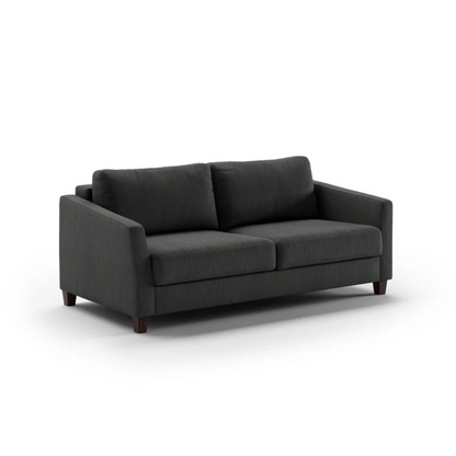 Luonto Monika Fabric Queen Sleeper Sofa With Wood or Chrome Legs