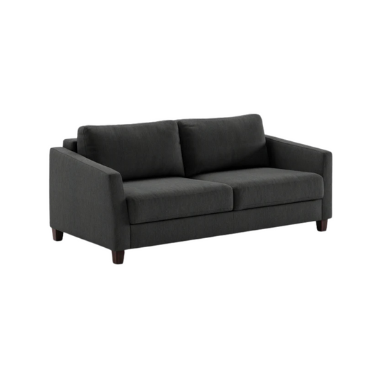Luonto Monika Fabric Queen Sleeper Sofa With Wood or Chrome Legs