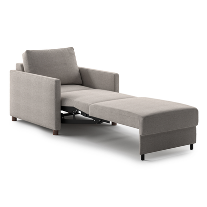 Luonto Polar Fabric Beige Sleeper Sofa With Level Function