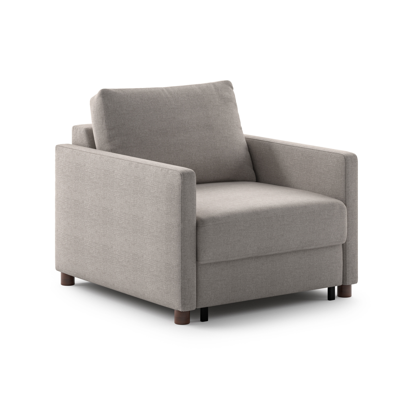 Luonto Polar Fabric Beige Sleeper Sofa With Level Function