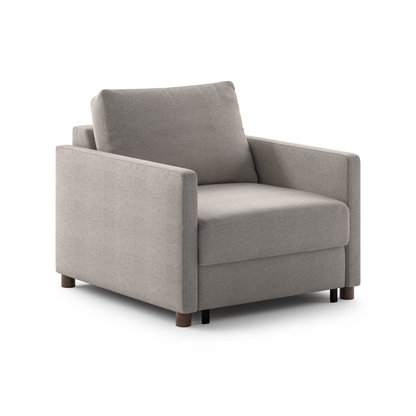 Luonto Polar Fabric Beige Sleeper Sofa With Level Function