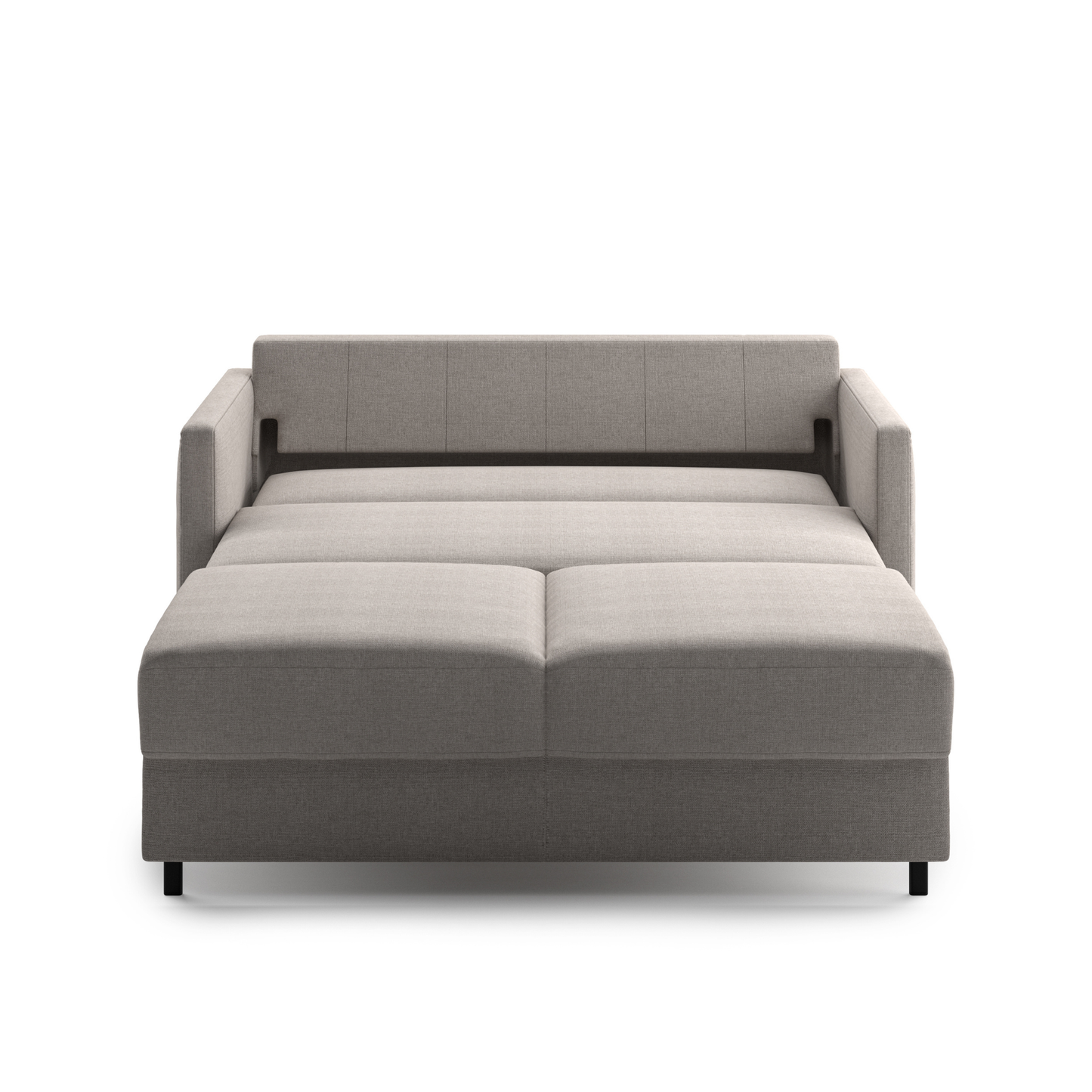 Luonto Polar Fabric Beige Sleeper Sofa With Level Function