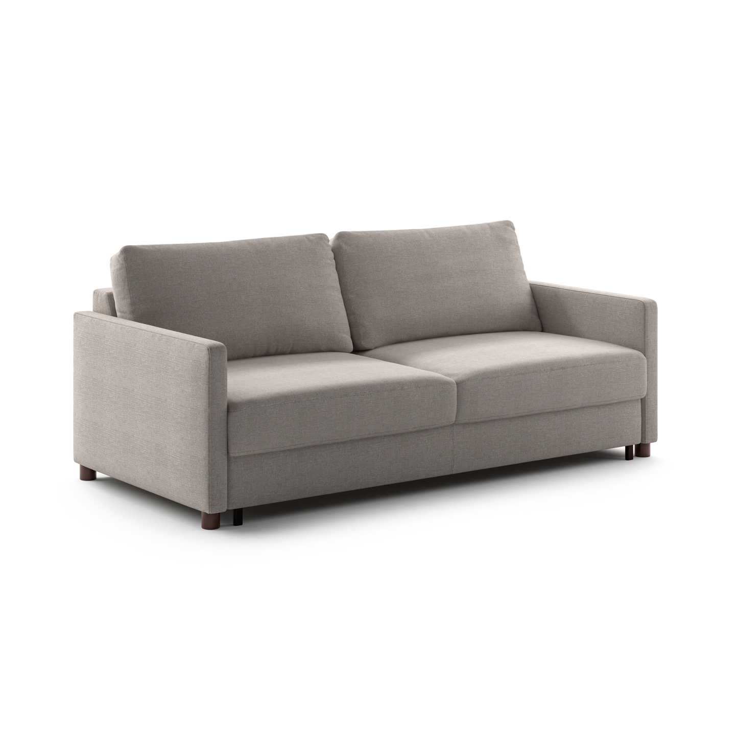 Luonto Polar Fabric Beige Sleeper Sofa With Level Function