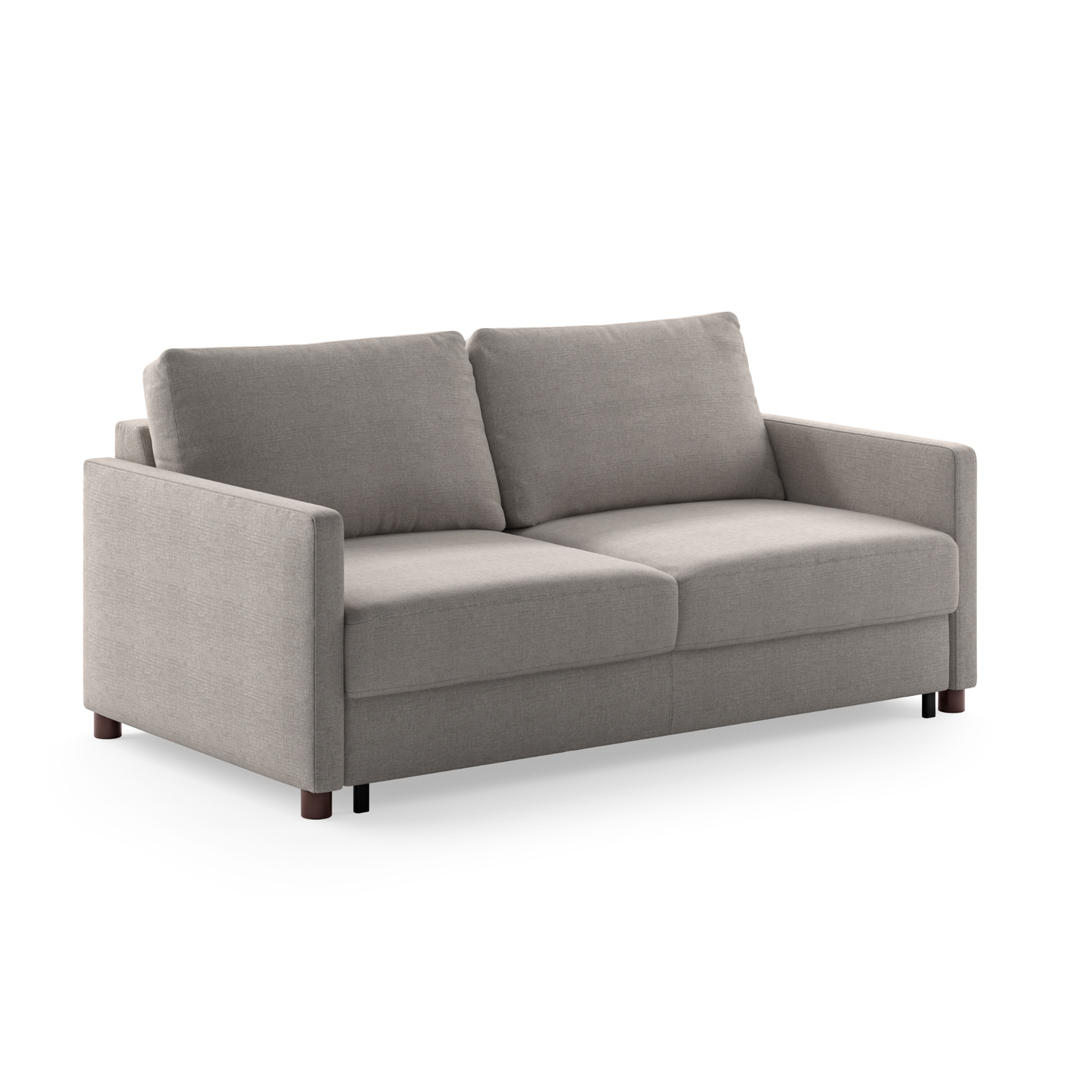 Luonto Polar Fabric Beige Sleeper Sofa With Level Function