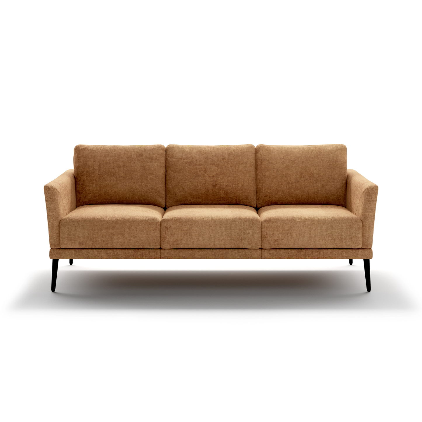 Luonto Viola 3-Seater Scandinavian Fabric Sofa With Durable Wood Frame