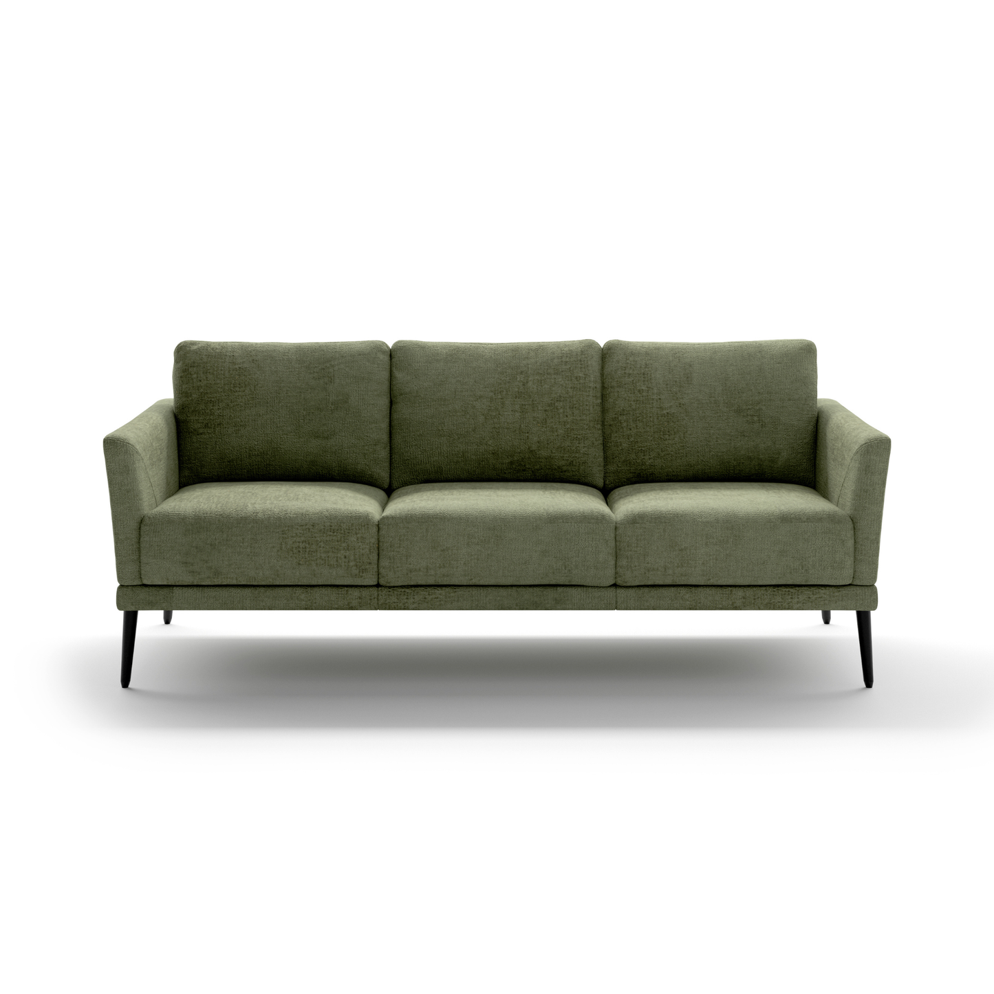 Luonto Viola 3-Seater Scandinavian Fabric Sofa With Durable Wood Frame