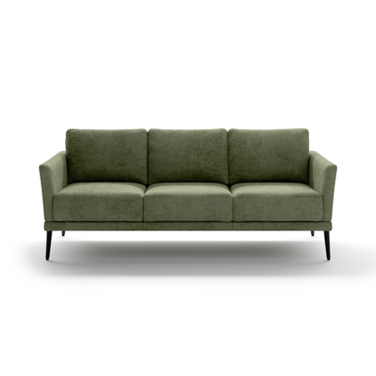 Luonto Viola 3-Seater Scandinavian Fabric Sofa With Durable Wood Frame