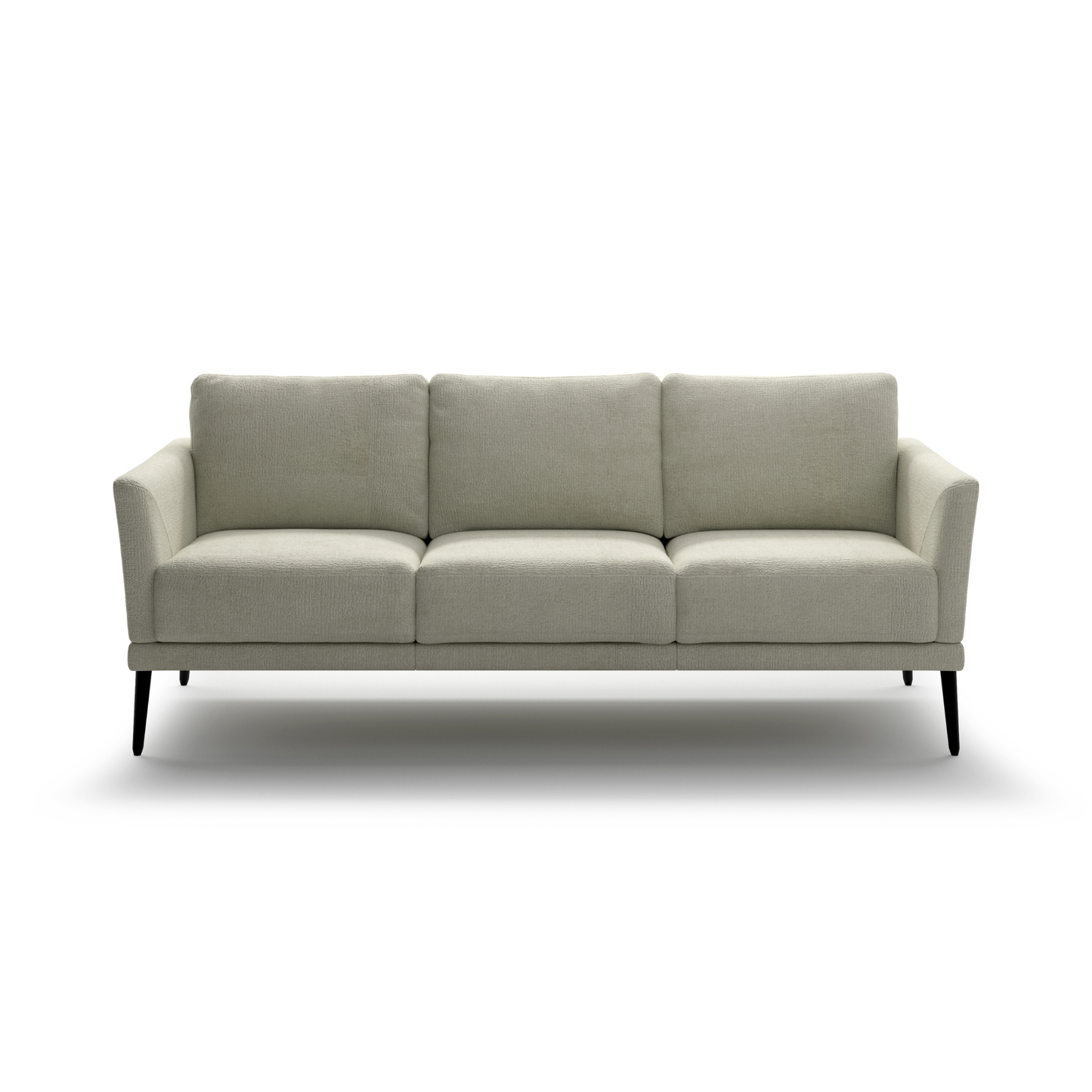 Luonto Viola 3-Seater Scandinavian Fabric Sofa With Durable Wood Frame