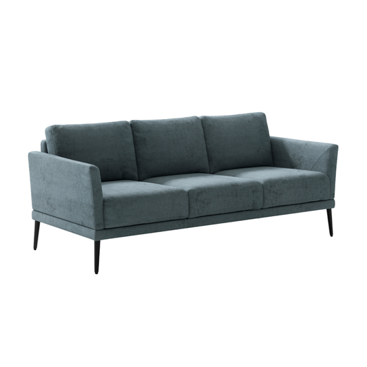 Luonto Viola 3-Seater Scandinavian Fabric Sofa With Durable Wood Frame