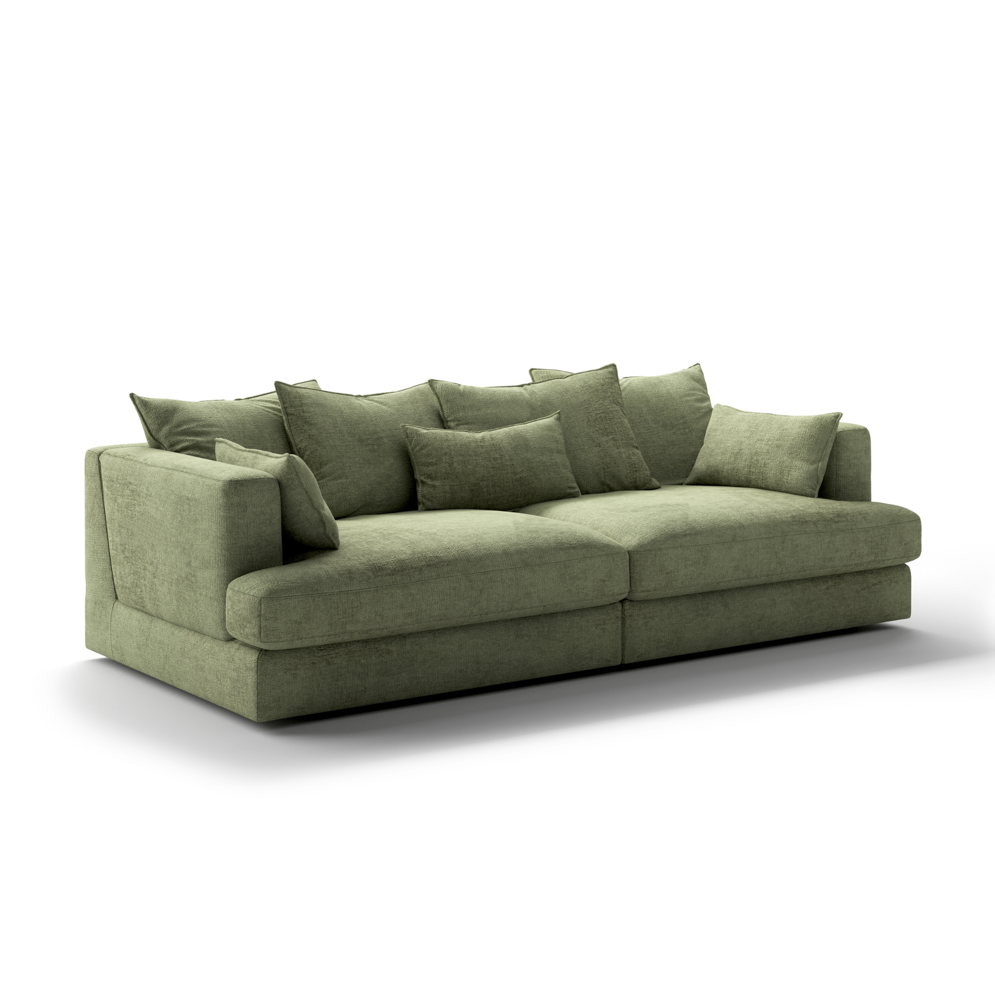 Luonto Vivian Oversized Harmony Fabric Sofa Day Bed in Twin XL-comfortdesignfurniture