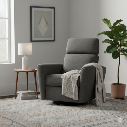 Luonto Welted Fabric Power and Manual Recliner Chair