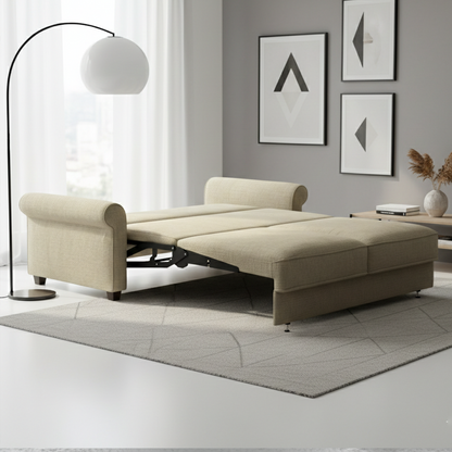 Luonto Willow Fabric Sleeper Sofa With Hybrid Deluxe mechanism