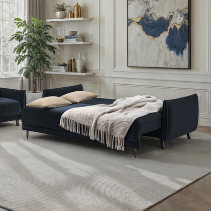 Luonto Dolphin Full XL Sleeper Sofa with Reversible Chaise