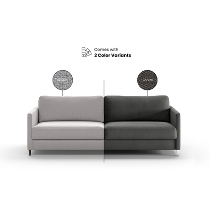 Luonto Elfin Fabric Sleeper Sofa With Nest Function