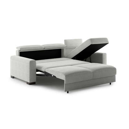 Luonto Elliot Fabric Reversible Chaise Sleeper Sectional Sofa (King/Queen)-comfortdesignfurniture