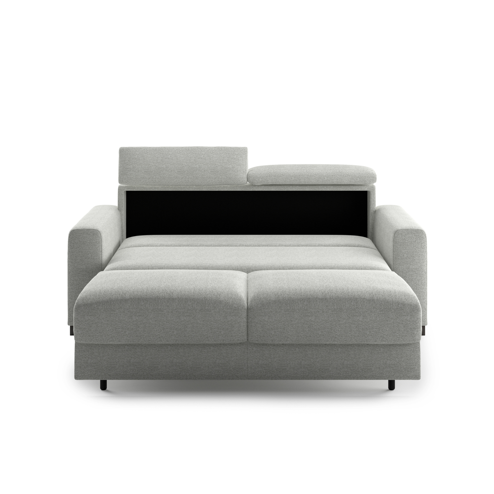 Luonto Elliot Fabric Reversible Chaise Sleeper Sectional Sofa (King/Queen)-comfortdesignfurniture