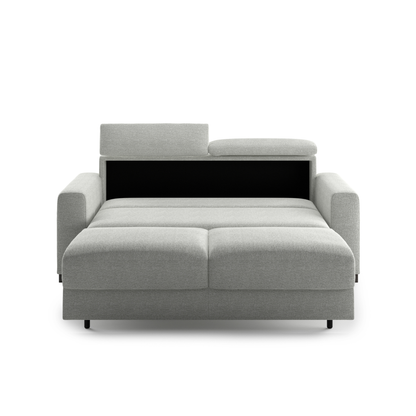 Luonto Elliot Fabric Reversible Chaise Sleeper Sectional Sofa (King/Queen)-comfortdesignfurniture