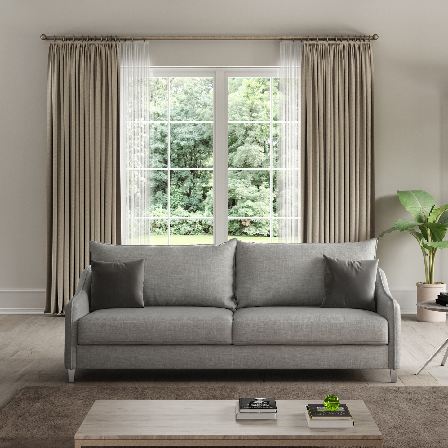 Luonto Ethos Fabric Sleeper Sofa With Nest Mechanism